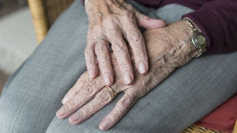 Una anciana en Oviedo