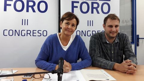 Carmen Moriyón y Adrián Pumares