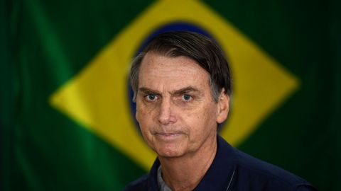 El ultra Bolsonaro, favorito de las encuestas en las elecciones brasileas