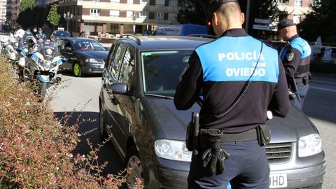 Agentes de la Polica Local de Oviedo 