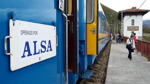 El tren operado por Alsa