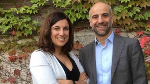 María Salgado y Javier Martínez-Picado