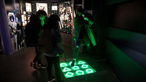 xposición «A astronomía como cha contan» na Casa das Ciencias