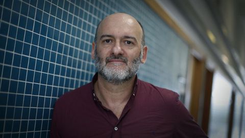 Ramón Doallo, en la Facultad de Informática