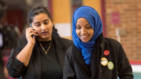 Ilhan Omar se postula a ser la primera somal en el Congreso