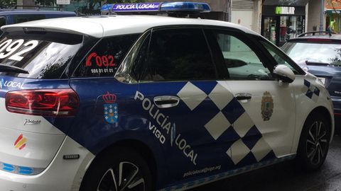Imagen de archivo de un coche de la Policía Local de Vigo