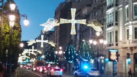 Luces de Navidad en Oviedo