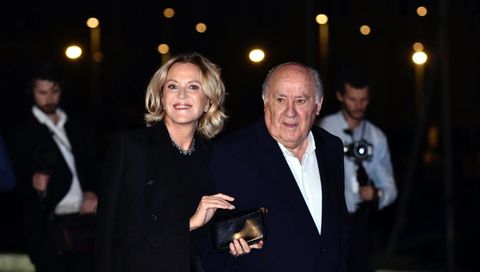 Amancio Ortega y su mujer, Flora Prez Marcote