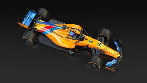 El coche con el que saldrá a pista Fernando Alonso en su última carrera en la Fórmula 1