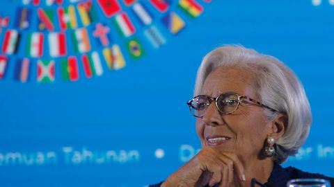 El equipo de Lagarde ha rebajado dos dcimas, al 2'5%, la previsin de crecimiento del 2018