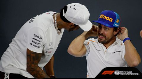 Alonso y Hamilton