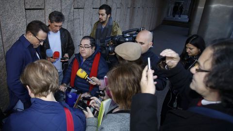 Gerardo Crespo declaró en los juzgados de A Coruña por la Operación Zeta en el 2016