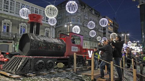Deslumbrante Navidad anticipada en Vigo