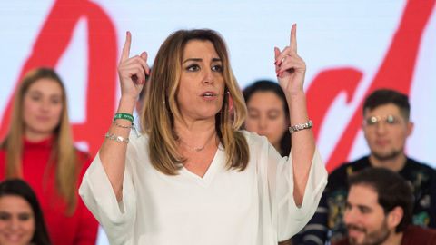Susana Díaz perdió las primarias con Sánchez