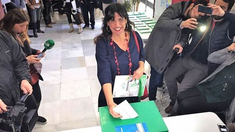 Elecciones en Andalucia. Teresa Rodrguez