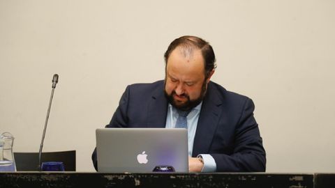 Jorge Menéndez Vallina en la Junta de Accionistas