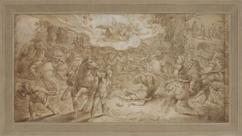 La conversin de San Pablo, de Pieter Coecke van Aelst