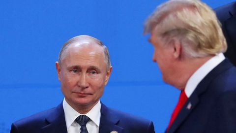 Putin y Trump, en Buenos Aires, durante el G20