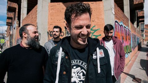 Toundra, con su guitarrista Esteban J. Girón en primer plano.