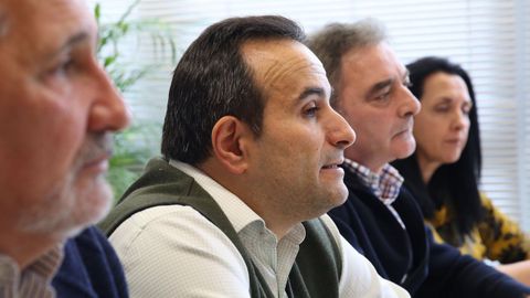 Foto de la presentación en diciembre de la gestora provincial de Vox en Ourense