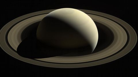 Os aneis de Saturno fotografados pola sonda Cassini