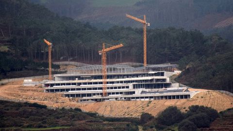 Las obras del Parador de Muxía avanzan durante el año 2015