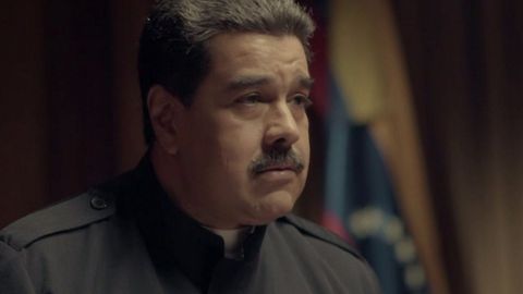 Maduro, en un momento de la entrevista