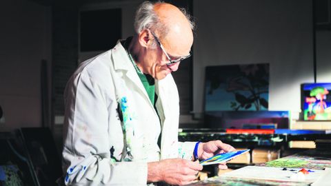 Un participante del centro de normalización a través del arte CenArte