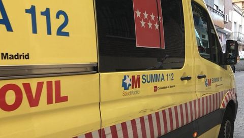 Imagen de archivo de una ambulancia del 112 de Madrid