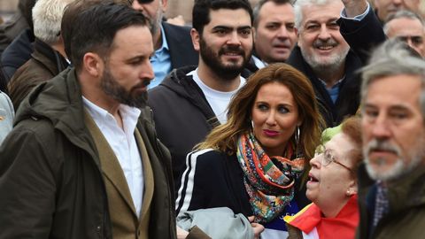 El líder de Vox, Santiago Abascal