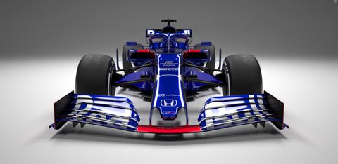 Presentación del coche de fórmula 1 de Toro Rosso