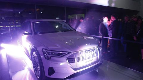 El nuevo concesionario Tartiere Auto en Gijn acogi por primera vez en Espaa la presentacin del nuevo Audi e-tron
