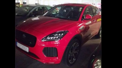 Jaguar robado en el reino Unido y localizado en Oviedo 