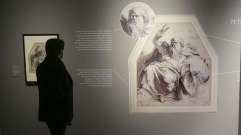 Una obra de Rubens, «Dios padre», aparece ampliada y con explicaciones didácticas