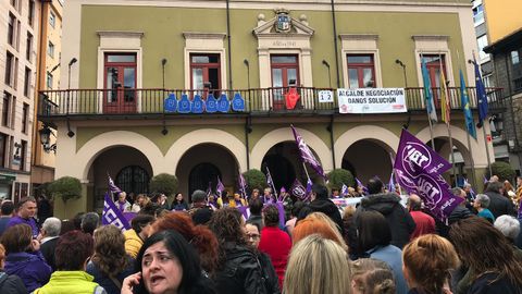 Concentración del 8-M en Langreo