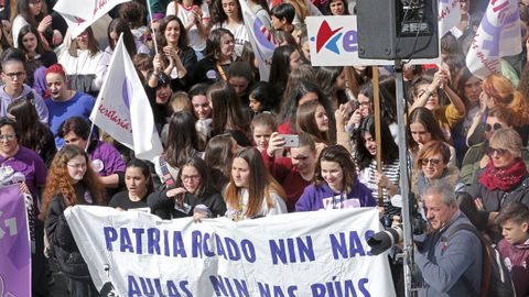 Manifestación en Pontevedra.Manifestación en Pontevedra