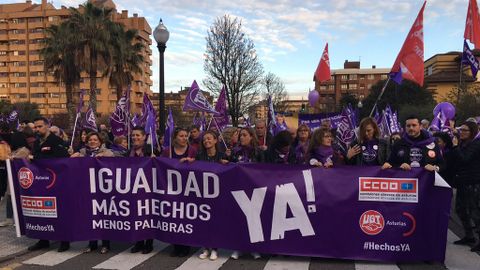 Manifestación 8-M en Gijón