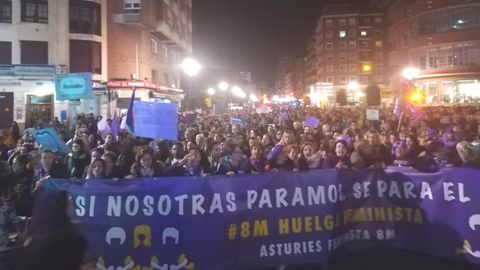 Manifestación 8-M en Gijón
