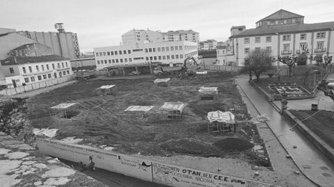 La construcción del párking de la plaza de la Constitución se inició antes que la de los otros dos