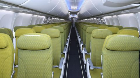 Interior de un Boeing de Ethiopian Airlines