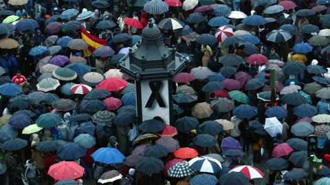 Dos millones de personas se manifestaron en Madrid contra los atentados del 11M