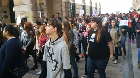 Manifestación por el clima en Gijón.Manifestación por el clima en Gijón