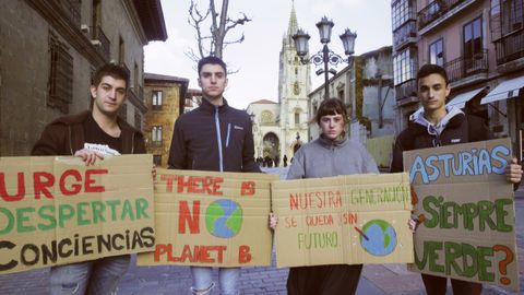 De izquierda a derecha, Tarik Vázquez, Manuel Franco, Alba Rivas y David Mato