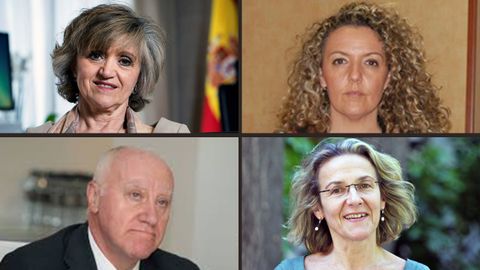 Mara Luisa Carcedo, Teresa Mallada, Faustino Blanco y Paz de Andrs