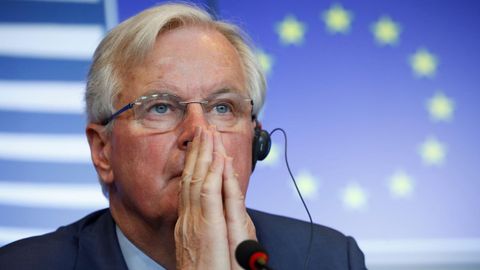 El negociador jefe de la Unión Europea para el «brexit», Michel Barnier