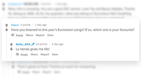 Mensaje de la cantante