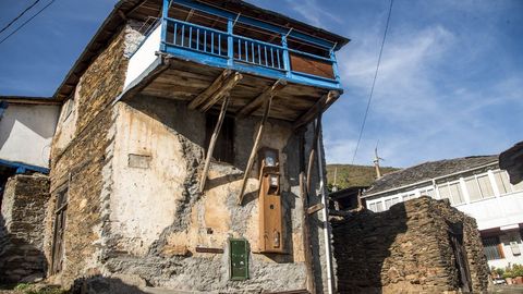 En la imagen, la aldea de Figueiredo, cerca del cauce del Sil