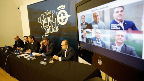 Presentación de la candidatura de Tino Fernández bajo el lema Vamos a ganar este partido