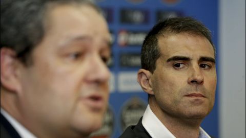 Gaizka Garitano fue el tercer entrenador de Tino Fernández