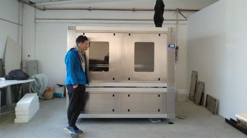 La impresora donde se producen los elementos de gran tamao